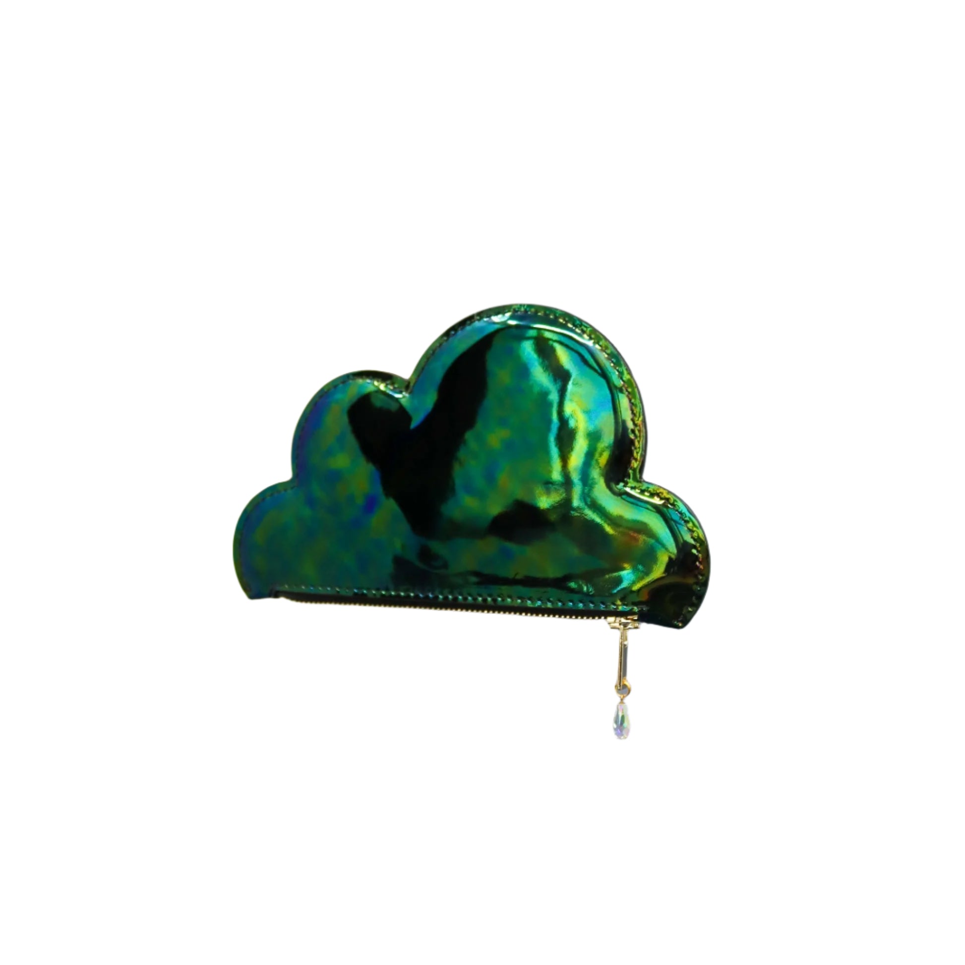 Leather Cloud Purse - Iridescent