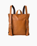 Folk 2 Leather Backpack - Caramel