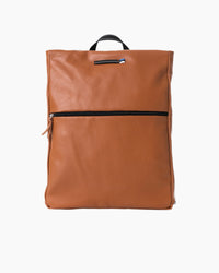 Barbara Leather Backpack - Peanut