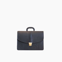 Leather Briefcase No. 99 - Black