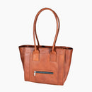 Leather Handbag No. 35-29 - Cognac