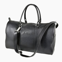 Leather Travel Bag 20L - Black