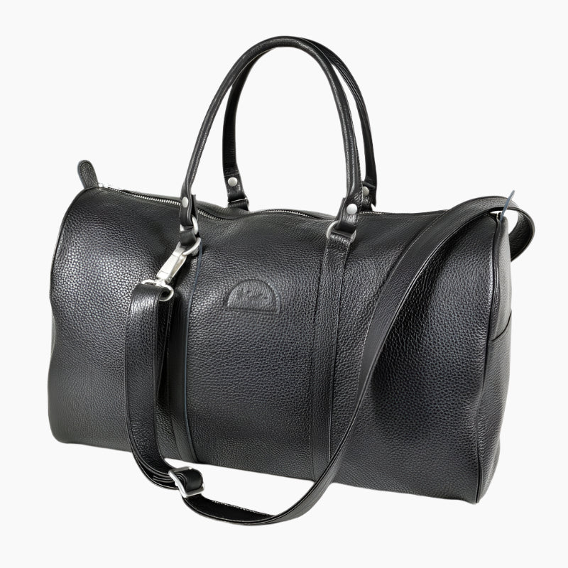 Leather Travel Bag 20L - Black